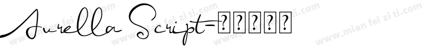 Aurella Script字体转换